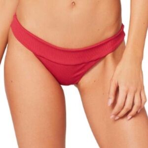 L*Space Veronica Pontelle Rib Knit Bikini Bottom - Size M